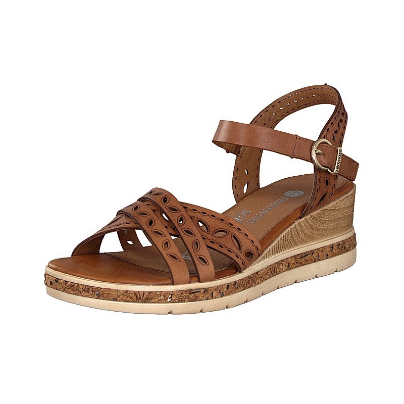 Sandalias Cunha Rieker D3055-24 Para Mulher - Marrom